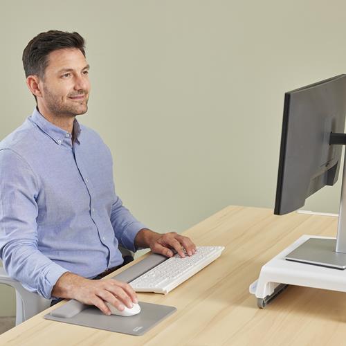 KEYBOARD ACC WRIST RESTS/GREY 100142576 FELLOWES