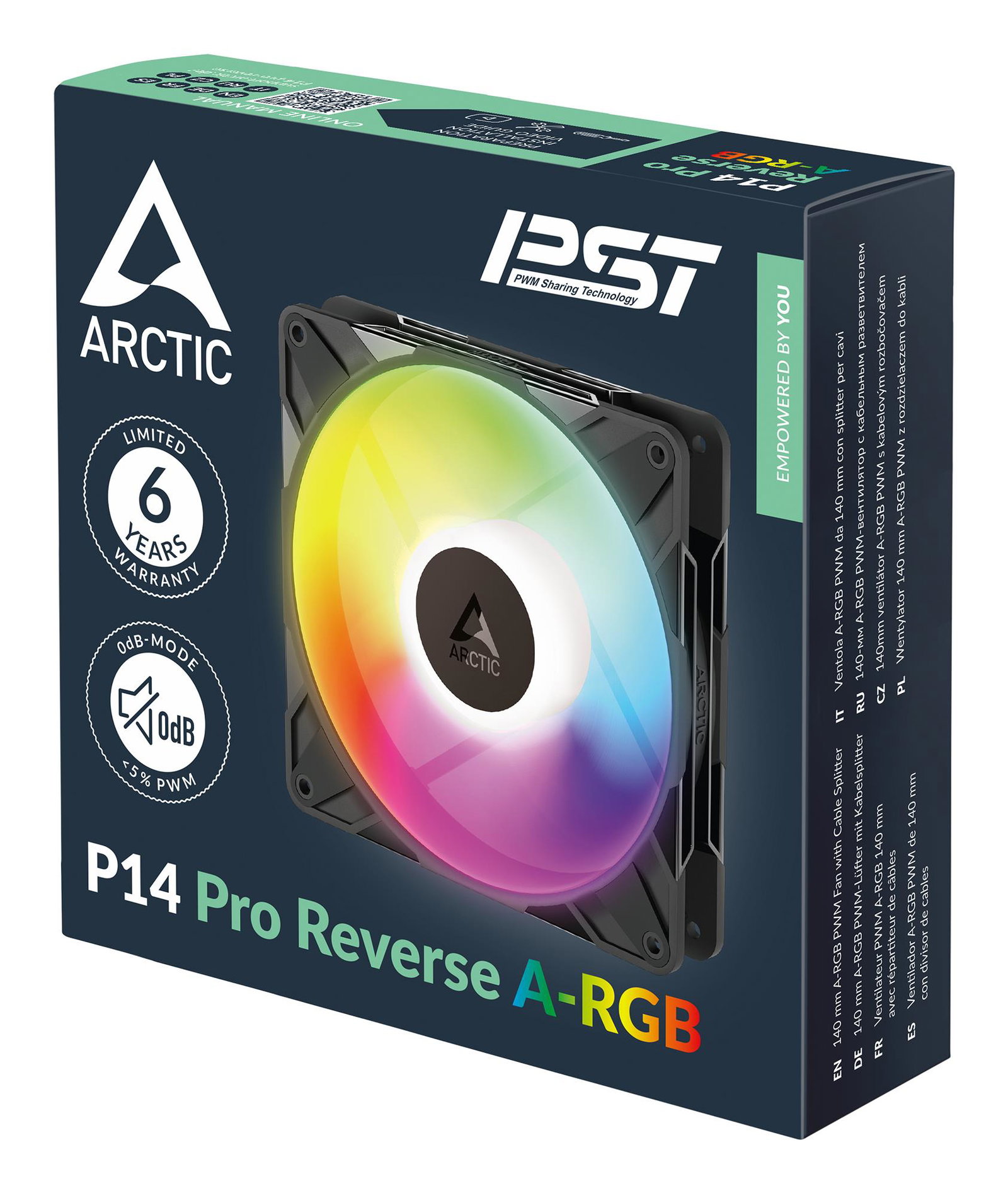 CASE FAN 140MM P14 PRO REVERSE/A-RGB ACFAN00323A ARCTIC