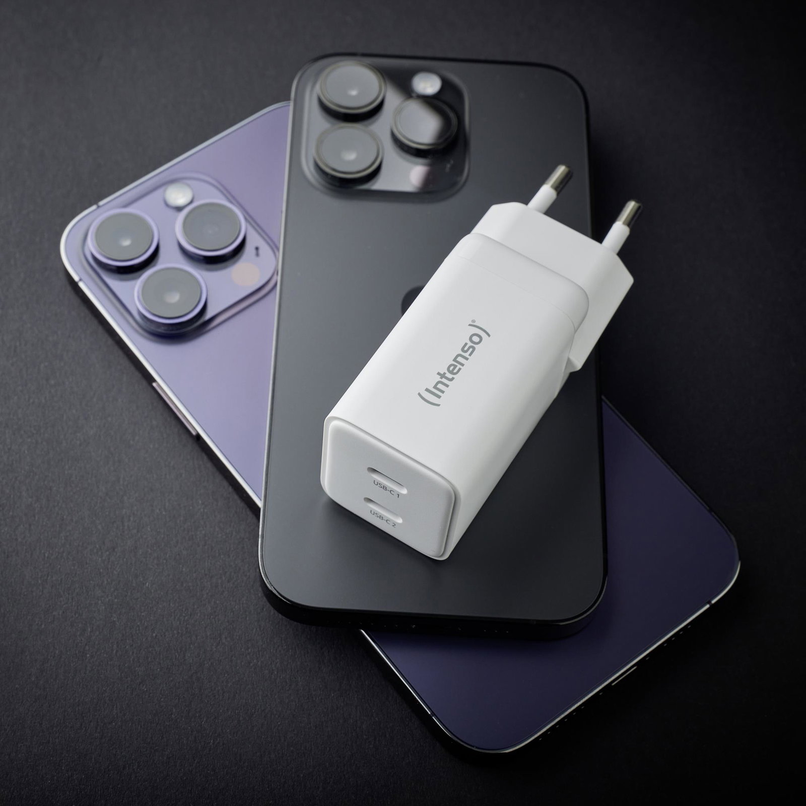 POWER ADAPTER 2XUSB-C GAN/7804012 INTENSO