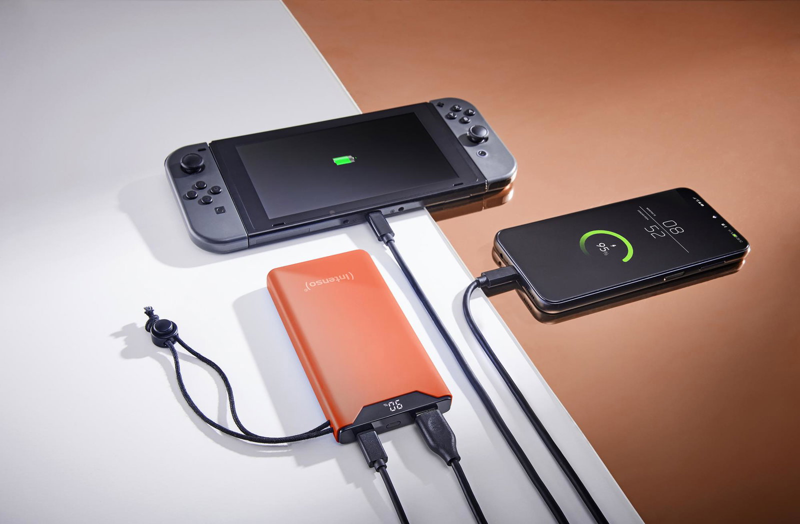 POWER BANK USB 10000MAH QC3.0/ORANGE F10000 7332038 INTENSO