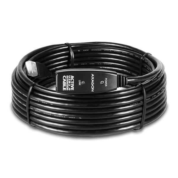 CABLE USB2.0 A-M/A-F ACTIVE/10M ADR-210 AXAGON