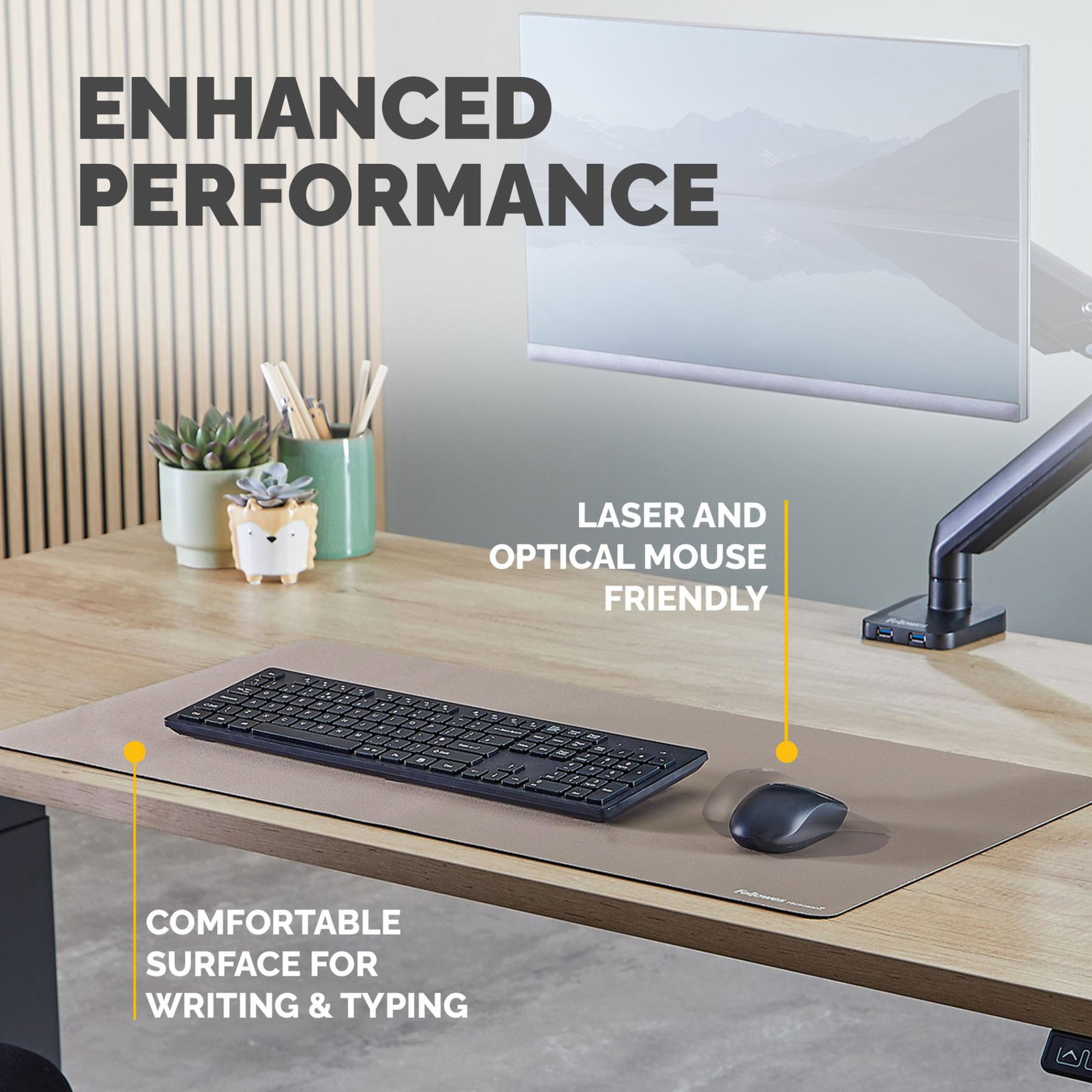 DESK MAT BREYTA/SAND 100139324 FELLOWES