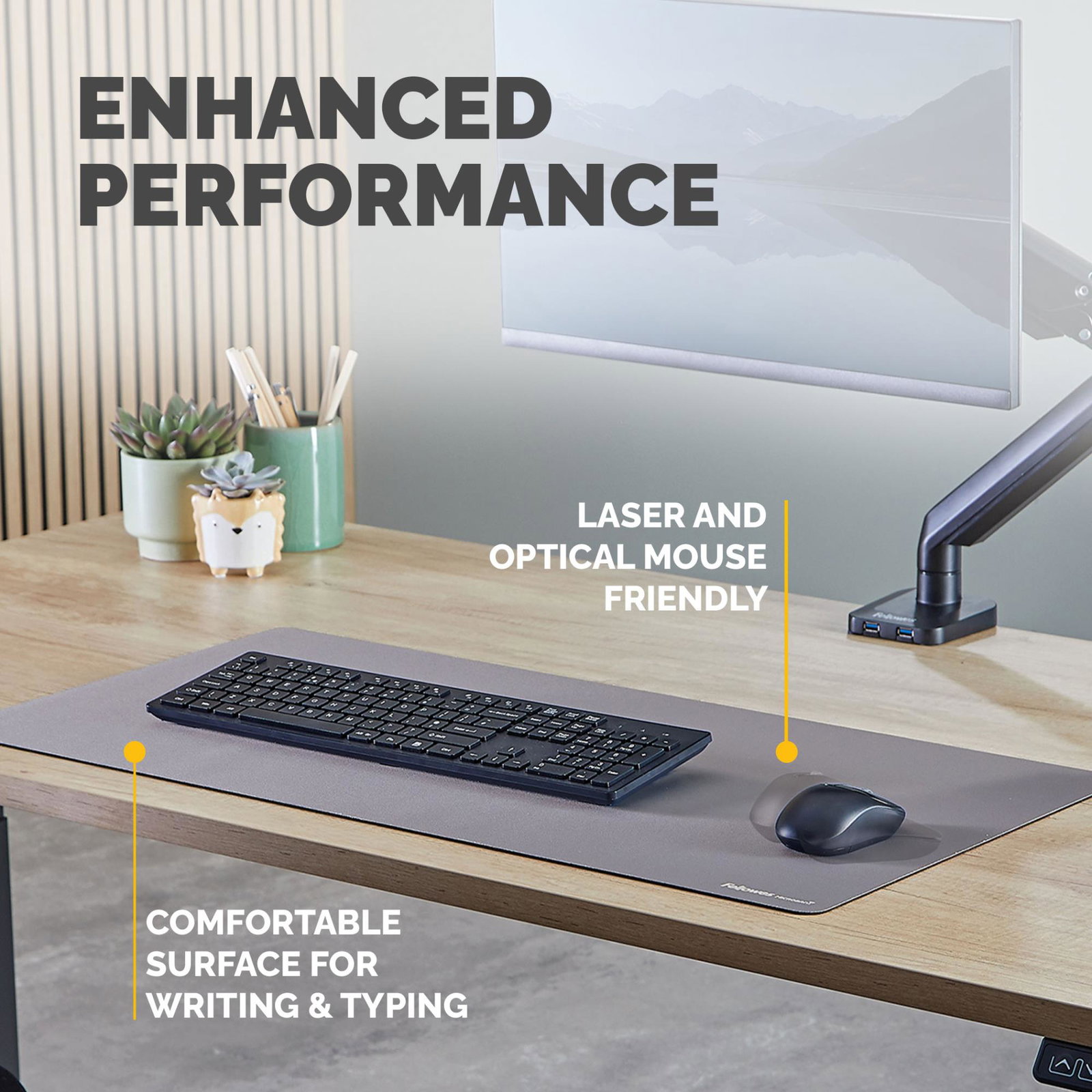 DESK MAT BREYTA/GREY 100139321 FELLOWES