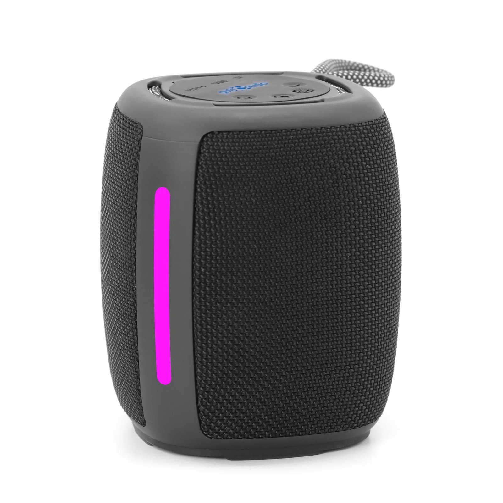 Portable Speaker GEMBIRD Black Portable/Wireless 1xUSB-C Bluetooth SPK-BT-LED-03-BK