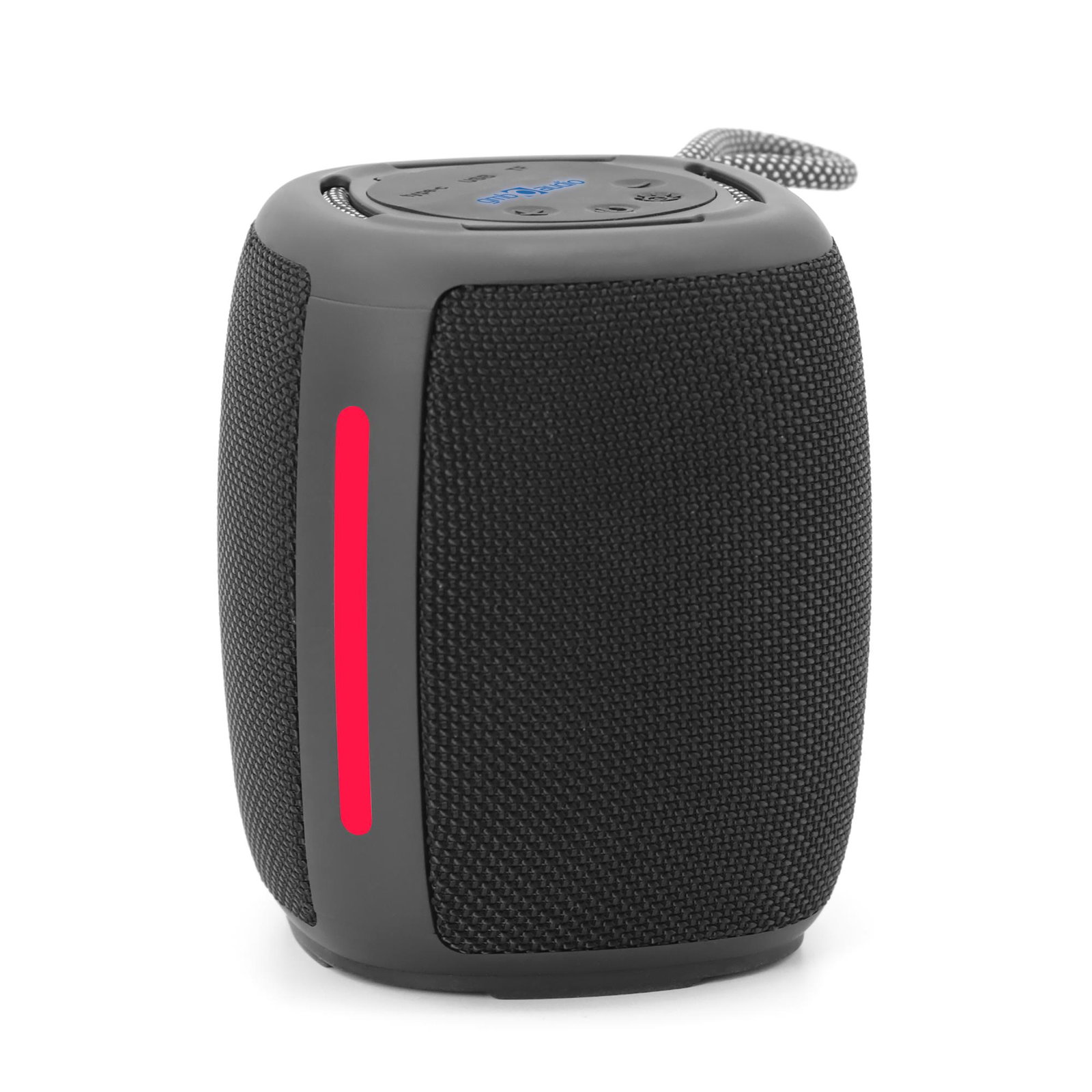 Portable Speaker GEMBIRD Black Portable/Wireless 1xUSB-C Bluetooth SPK-BT-LED-03-BK