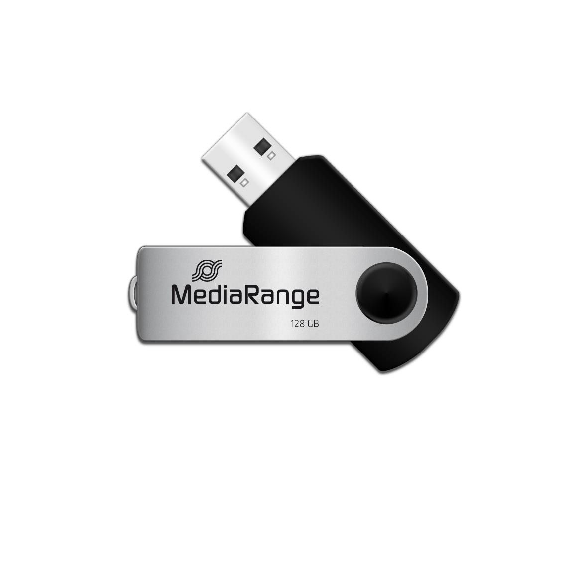 MEMORY DRIVE FLASH USB2 128GB/MR913 MEDIARANGE