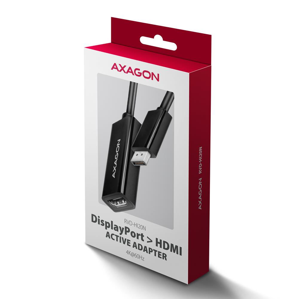 I/O ADAPTER DP TO HDMI/0.15M RVD-HI20N AXAGON