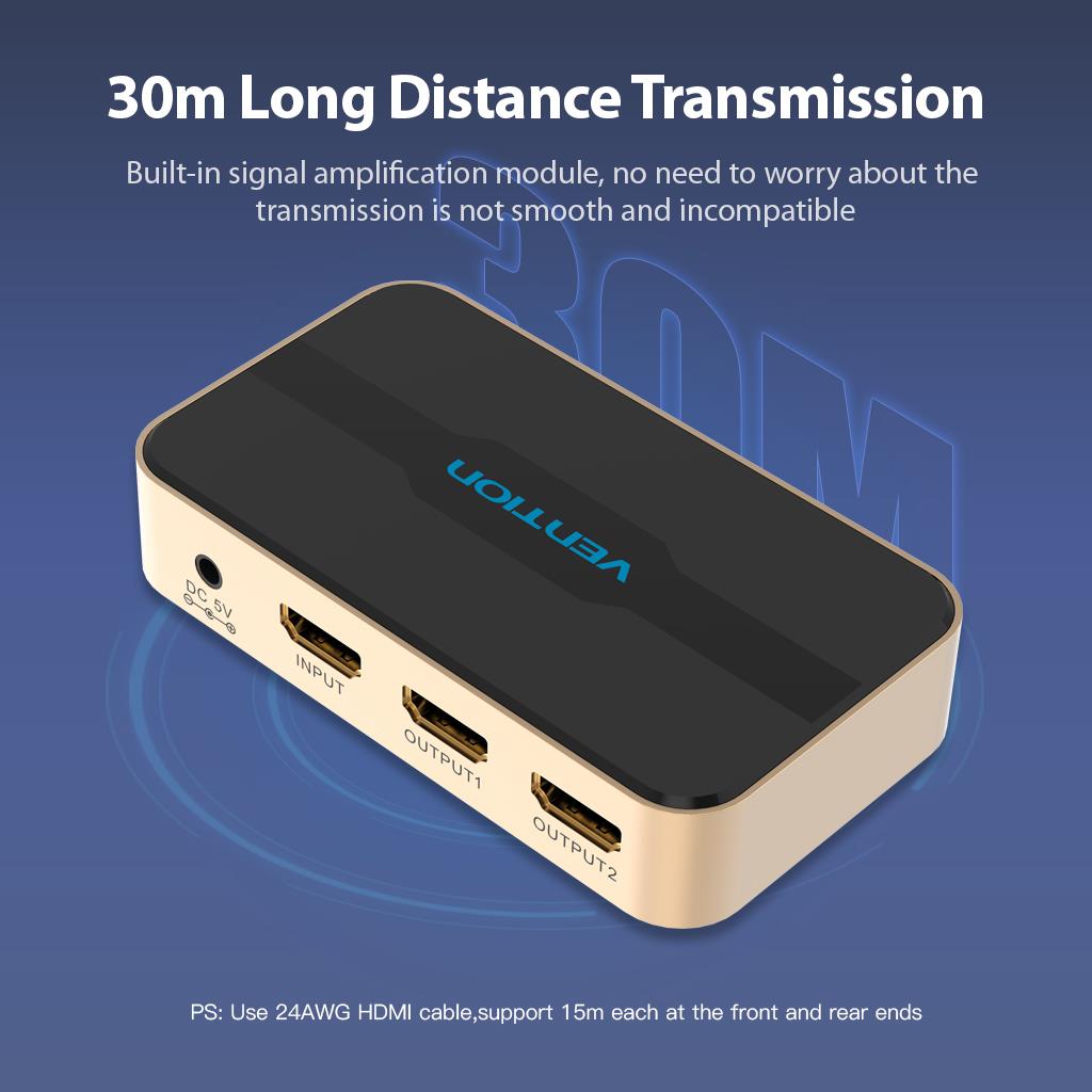 VIDEO SPLITTER HDMI 2PORT 4K/ACBG0-EU VENTION