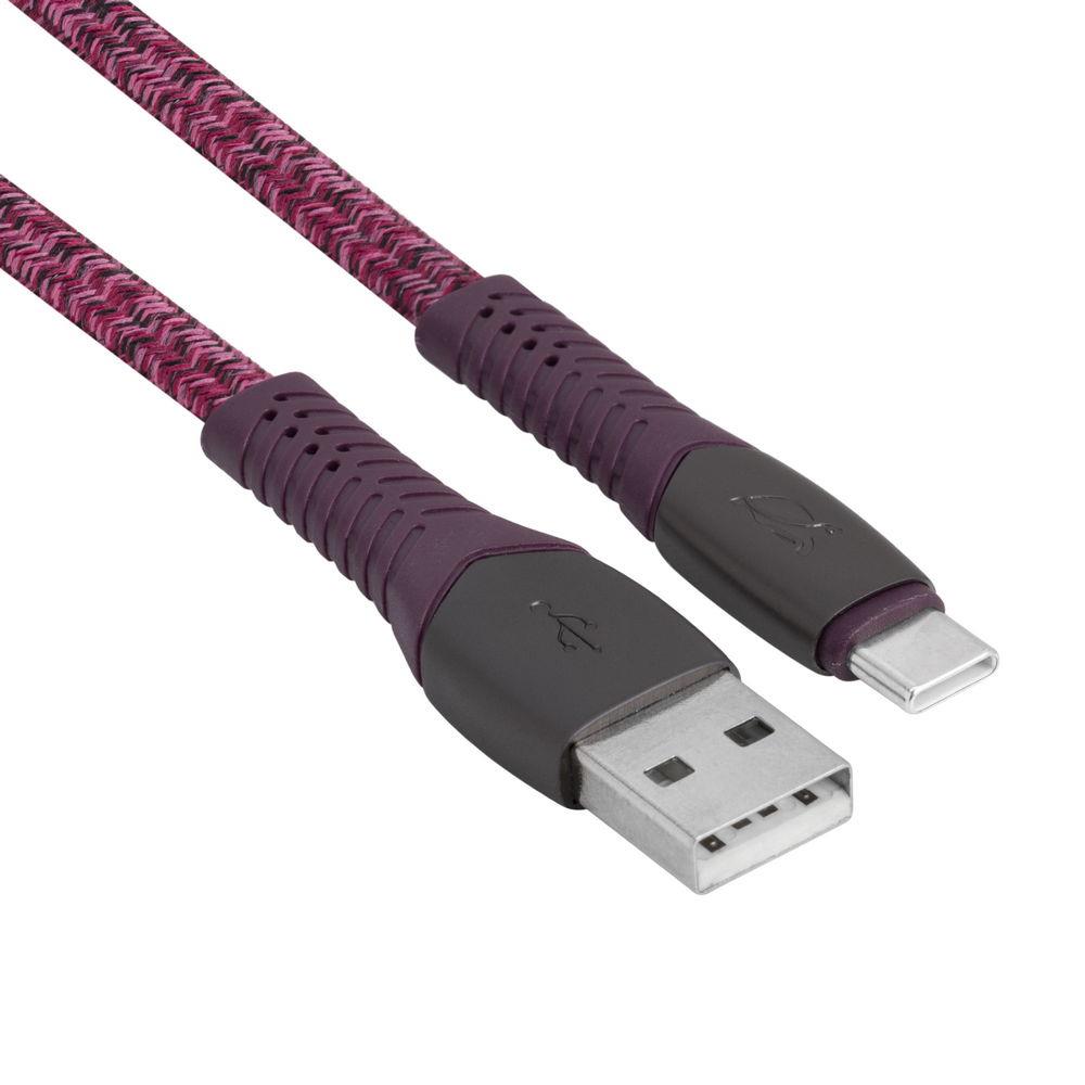 CABLE USB-C TO USB2 1.2M/RED PS6102 RD12 RIVACASE