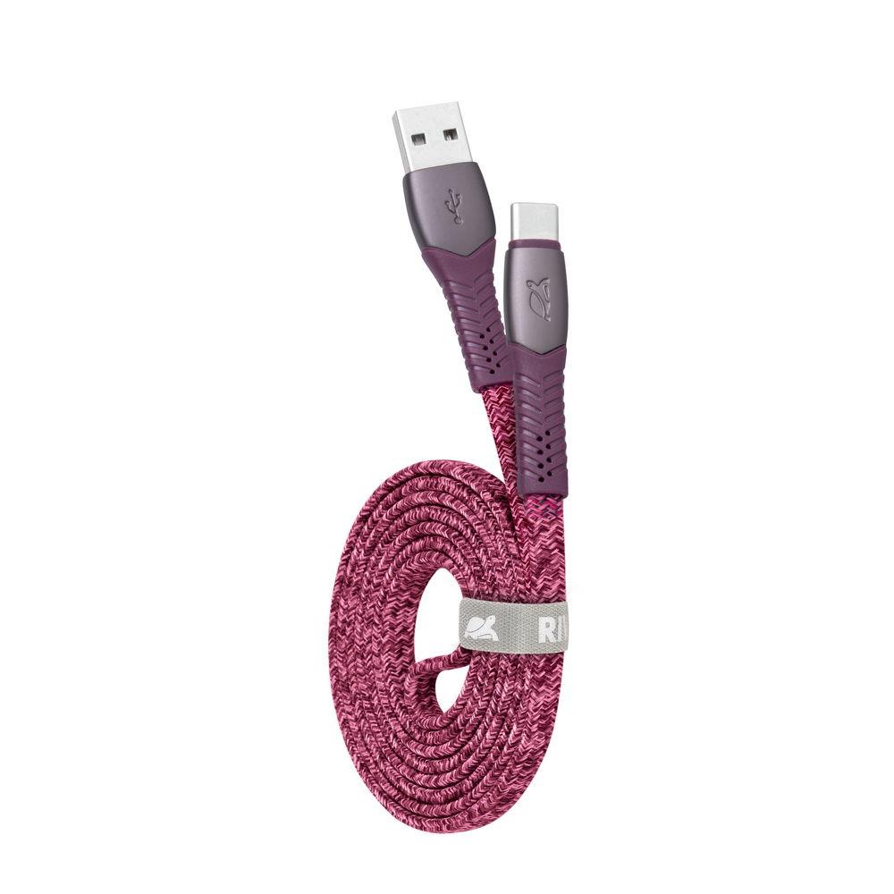 CABLE USB-C TO USB2 1.2M/RED PS6102 RD12 RIVACASE