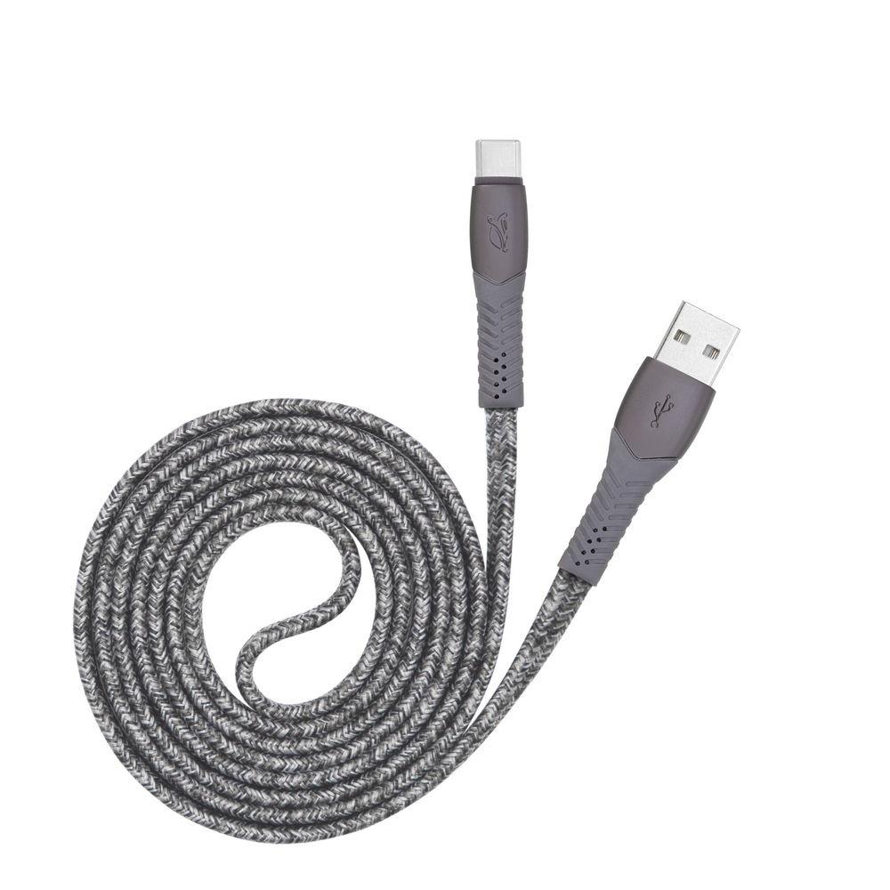 CABLE USB-C TO USB2.0 1.2M/GREY PS6102 GR12 RIVACASE