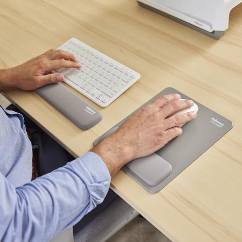 KEYBOARD ACC WRIST RESTS/COMPACT GRY 100142571 FELLOWES