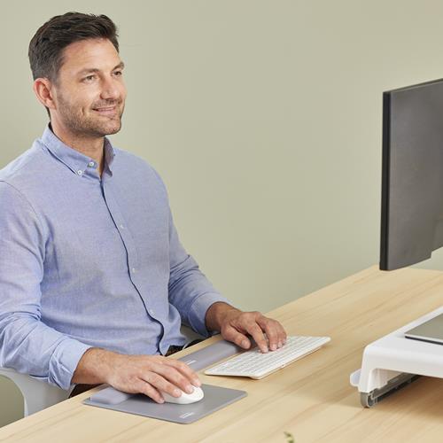 KEYBOARD ACC WRIST RESTS/COMPACT GRY 100142571 FELLOWES