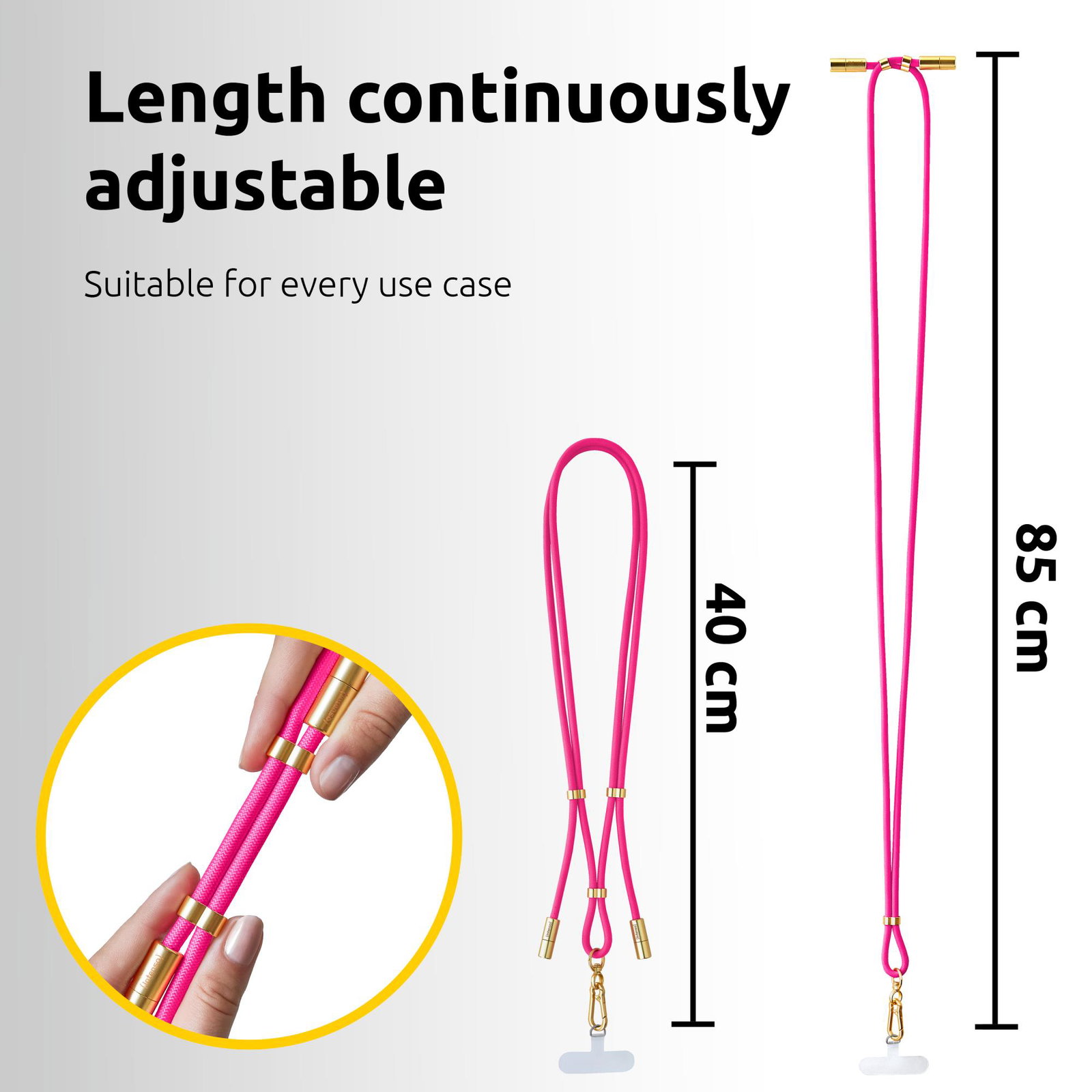 CABLE USB-C TO USB-C 1.65M/LANYARD PINK 7991004 INTENSO