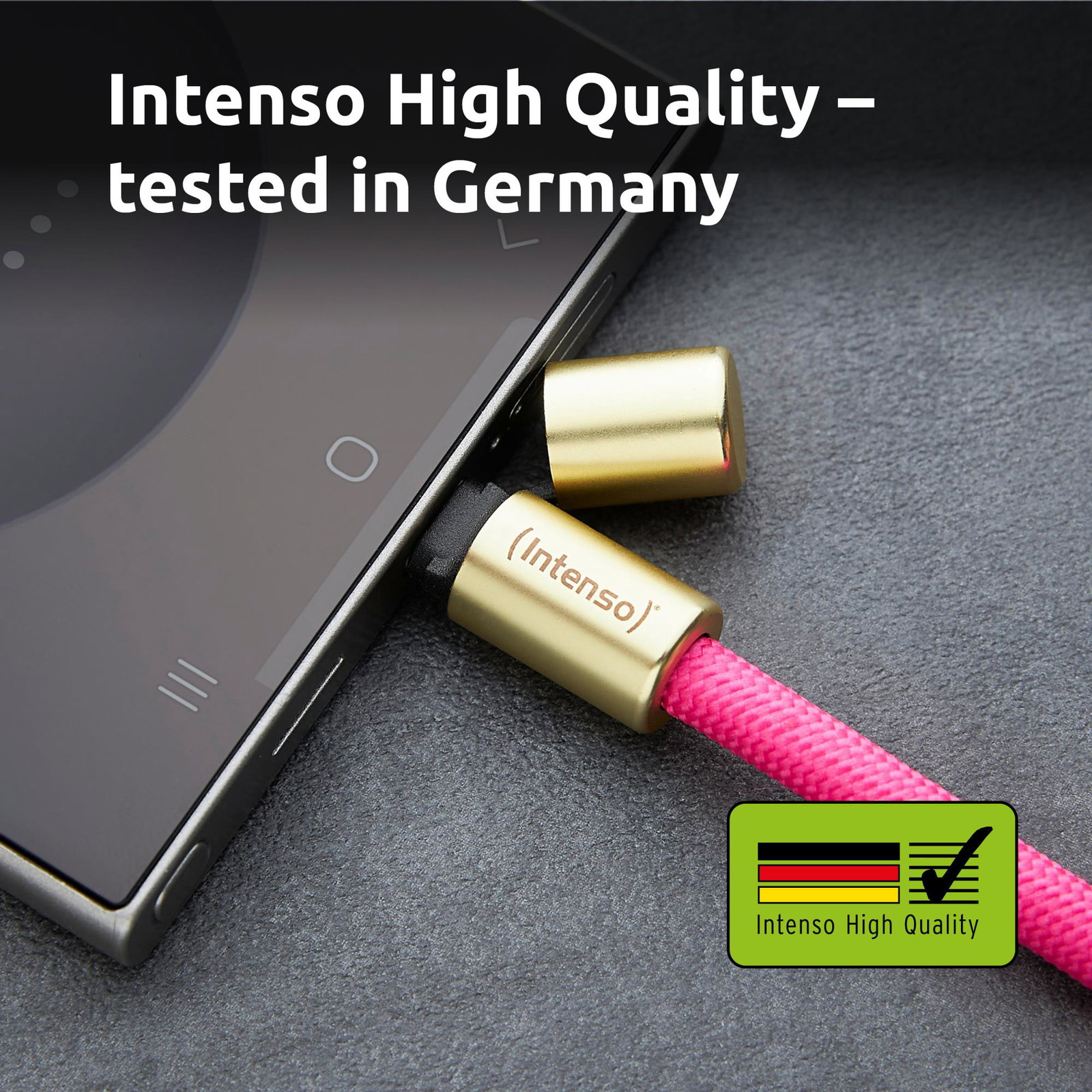 CABLE USB-C TO USB-C 1.65M/LANYARD PINK 7991004 INTENSO