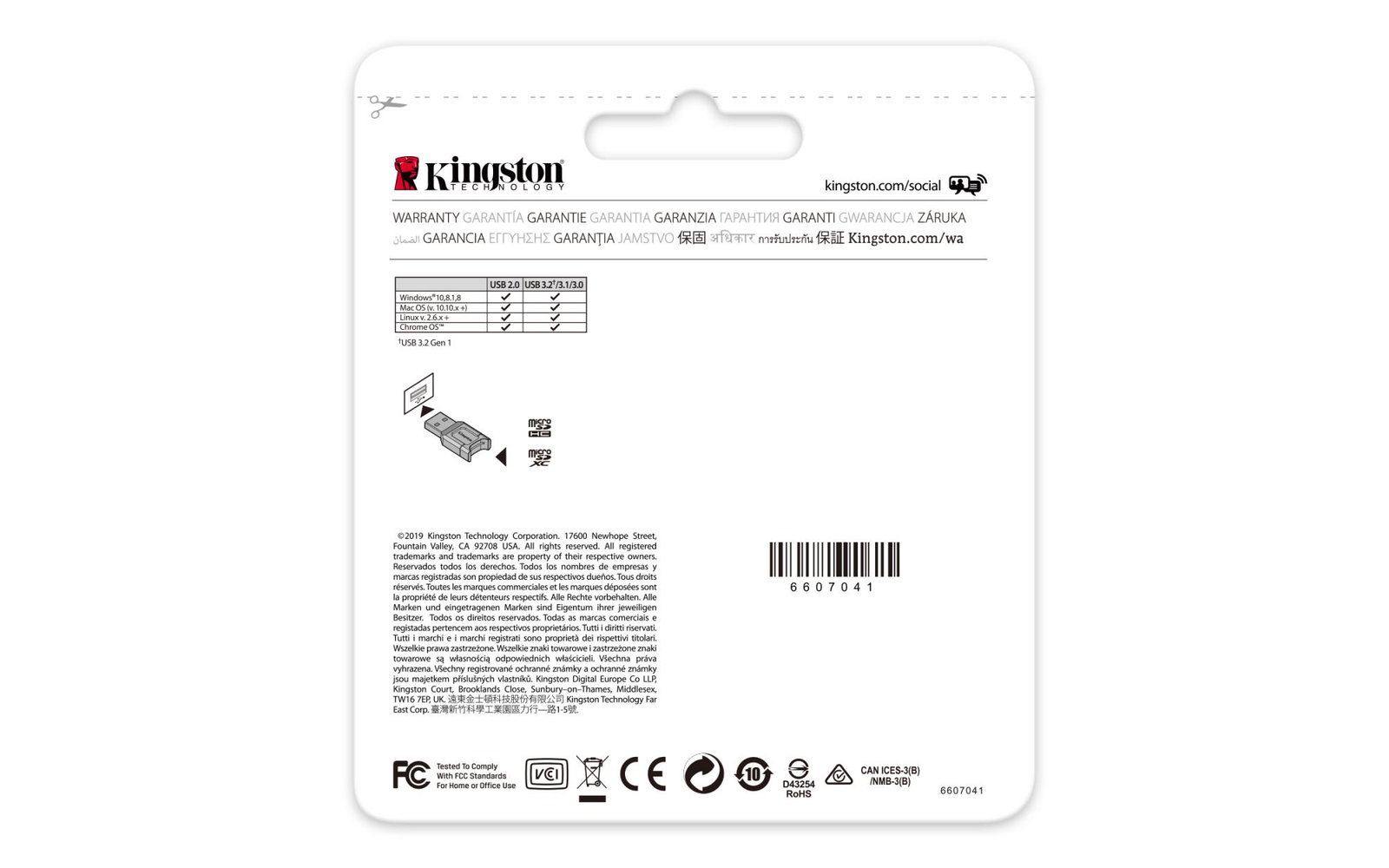 MEMORY READER FLASH USB3.2/MLPM KINGSTON