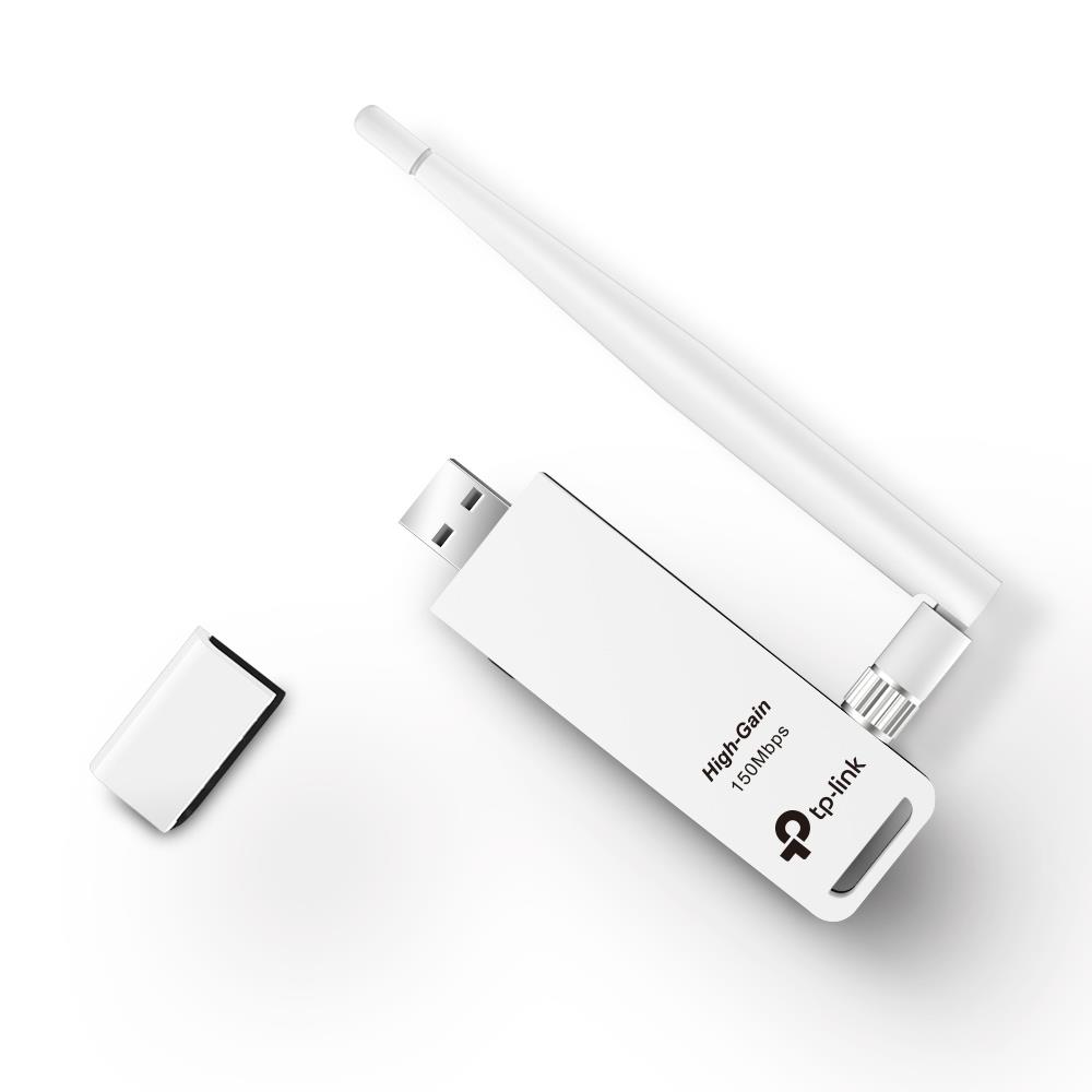WRL ADAPTER 150MBPS USB HIGH/GAIN TL-WN722N TP-LINK