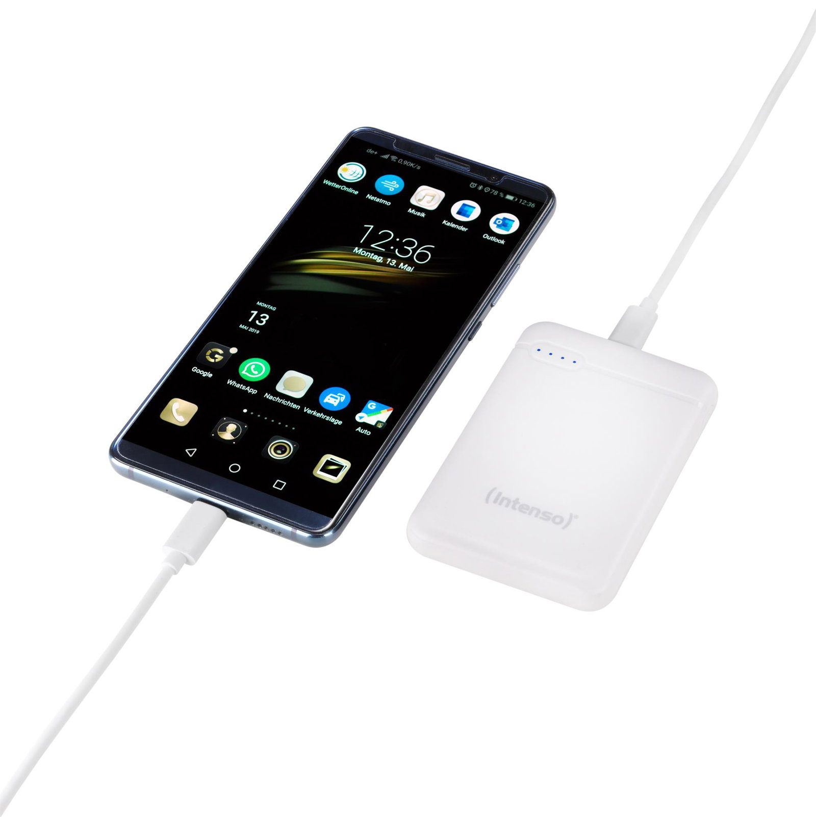 POWER BANK USB 5000MAH/WHITE 7313522 INTENSO