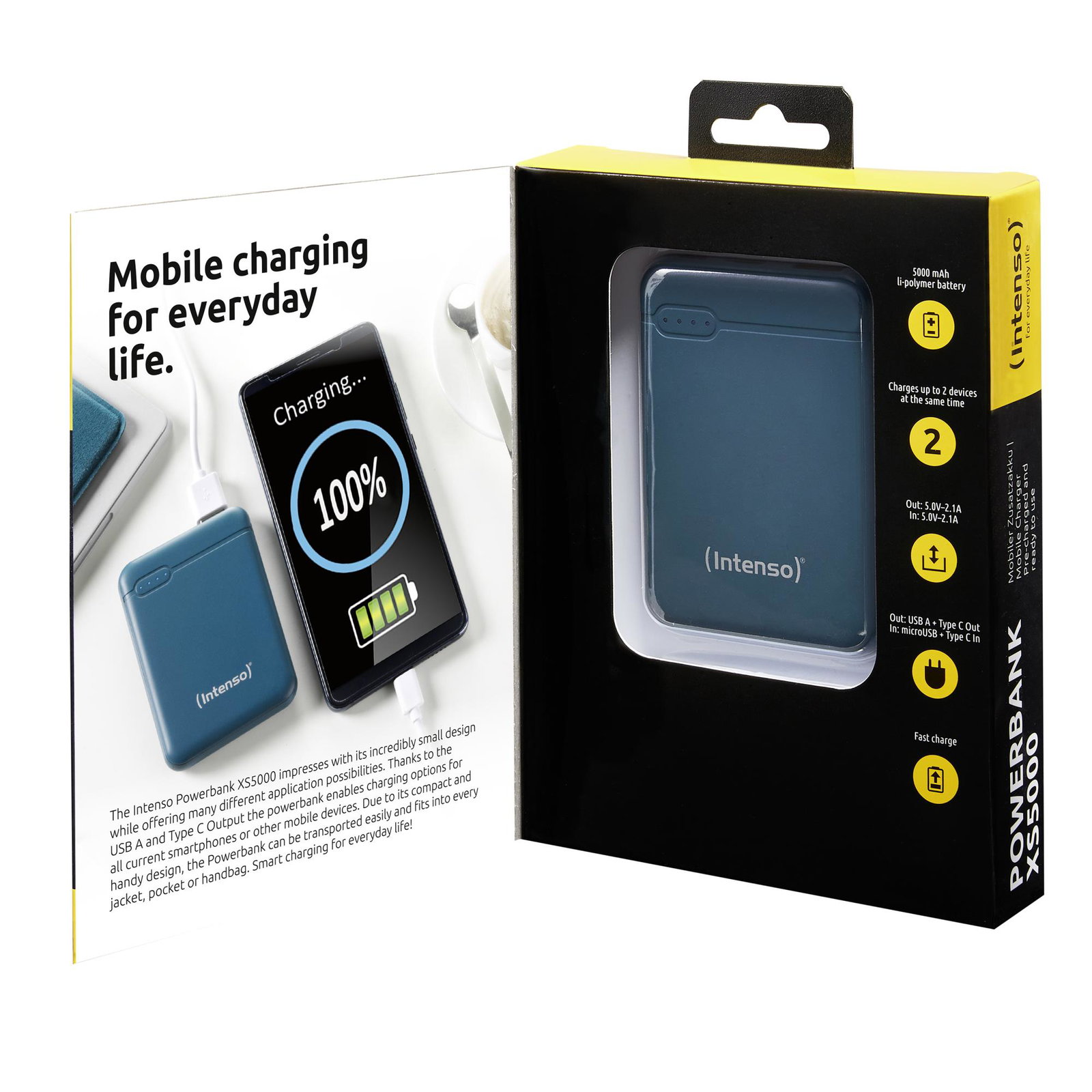 POWER BANK USB 5000MAH/7313527 INTENSO