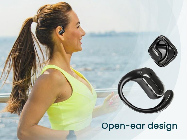 HEADSET BLUETOOTH OPEN EAR/TWS BLACK OWS-01-BK GEMBIRD