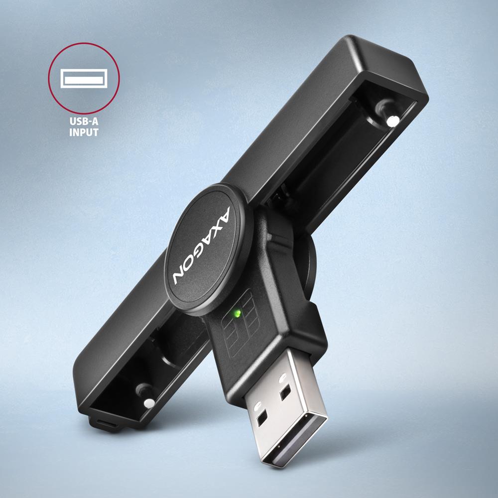 CARD READER POCKET SMARTCARD/USB2.0 CRE-SMPA AXAGON