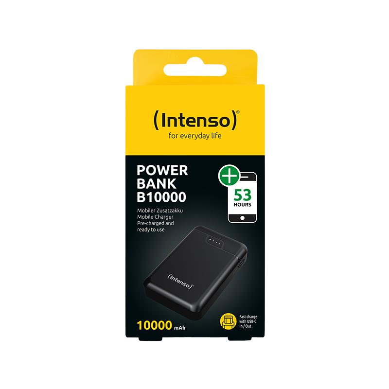 POWER BANK USB 10000MAH/BLACK B10000 7320530 INTENSO