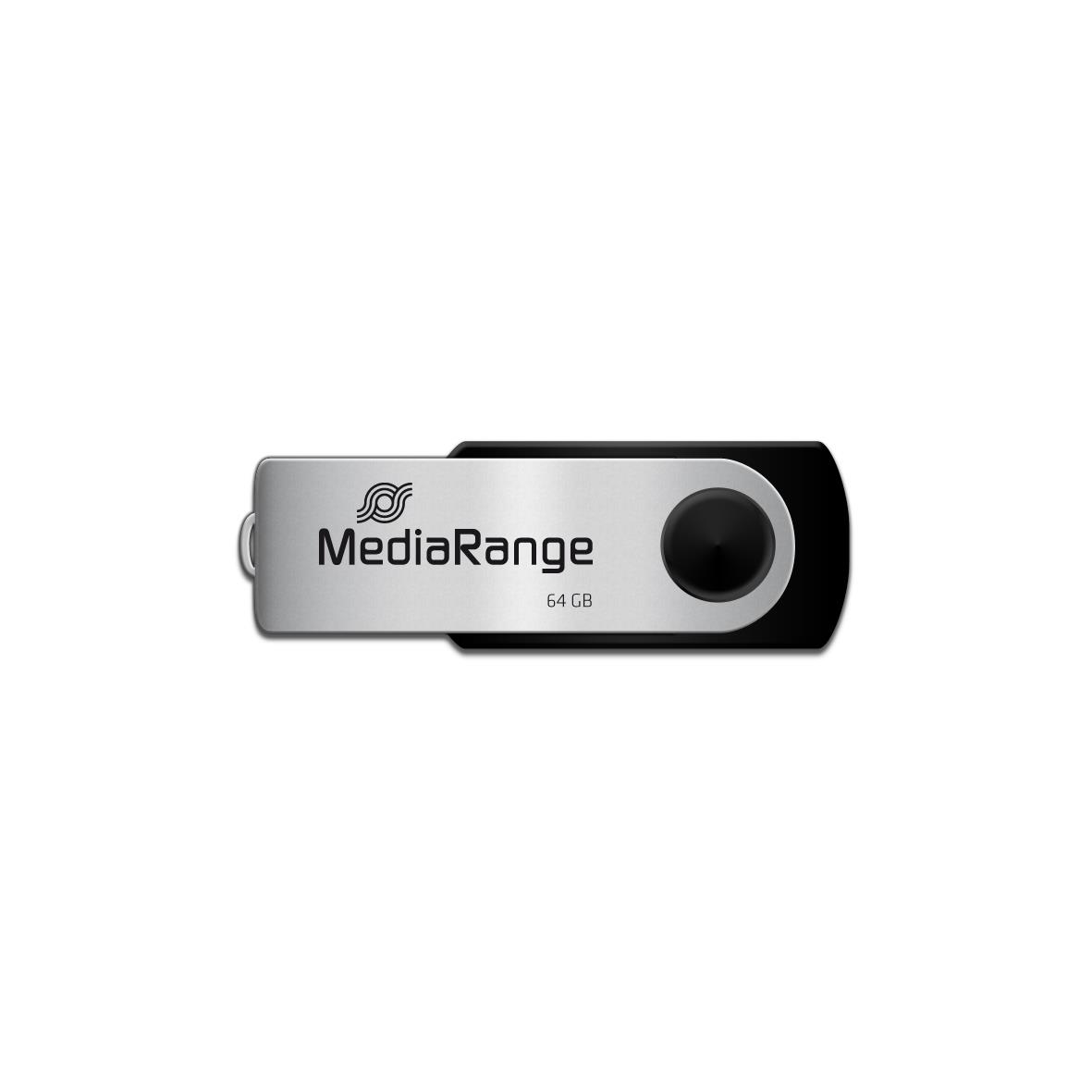 MEMORY DRIVE FLASH USB2 64GB/MR912 MEDIARANGE