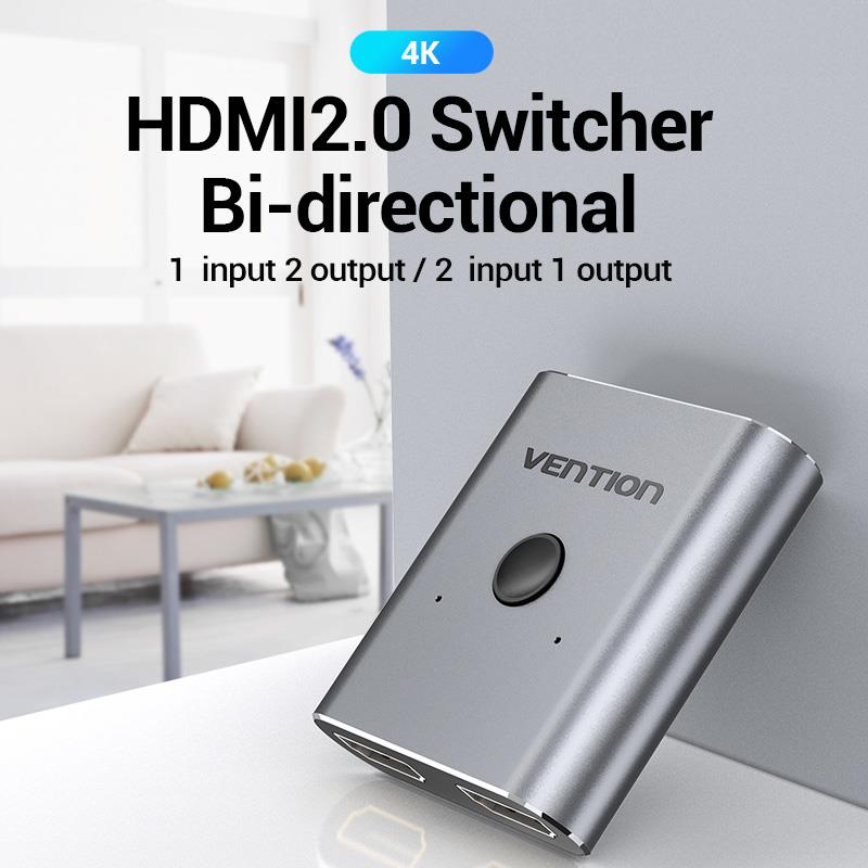 VIDEO SWITCHER HDMI 2-PORT/AFUH0 VENTION