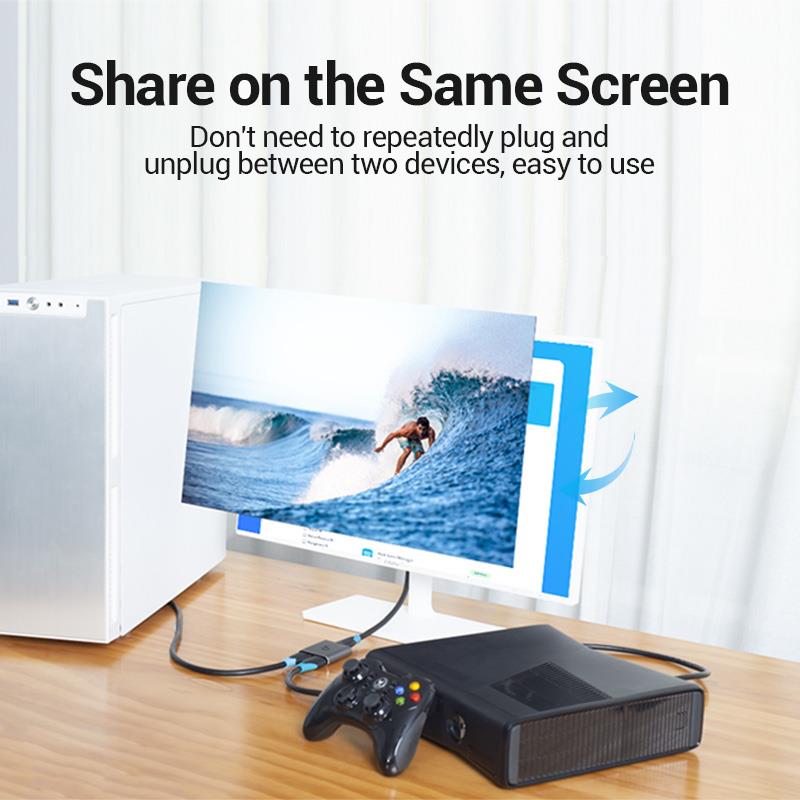 VIDEO SWITCHER HDMI 2-PORT/AFUH0 VENTION