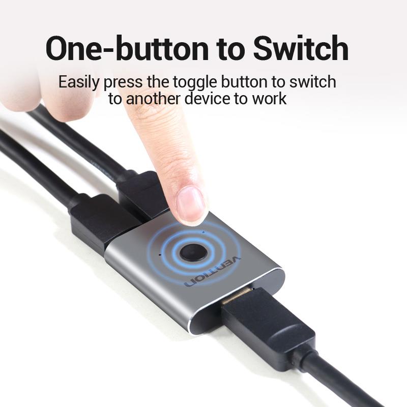 VIDEO SWITCHER HDMI 2-PORT/AFUH0 VENTION