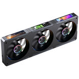 Jonsbo TF3-360SCB AiO water cooling, ARGB, 3,5 + 3x 3,38 LCD - 360mm, black