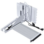 Lian Li Vertikales GPU-mounts-Kit, with PCIe 5.0-Riser-cable - white