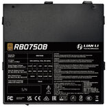 Lian Li RB Series 80 PLUS bronze power supply, teilmodular, PCIe 5.1, ATX 3.1 - 750 Watt, black