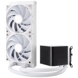 Jonsbo D32 STD PC-case + TRYX PANORAMA Komplett-water cooling, ARGB - 240mm, white
