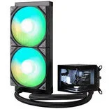 Jonsbo D32 STD PC-case + TRYX PANORAMA Komplett-water cooling, ARGB - 240mm, black
