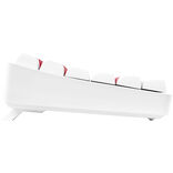 GAMIAC TKL90G Gaming Keyboard, Kailh Red - white/red