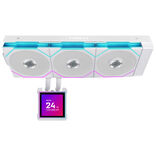 Lian Li HydroShift II LCD-S 360TL AiO-water cooling, RGB, LCD-Display - 360mm, white