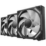 Alpenfhn Wing Boost 4 PWM-fan, RGB - 3er-Pack, 120mm, black