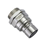 Koolance QD3 Schnellverschluss with Schott gerade mnnlich G1/4 inches IG - no-spill, silver
