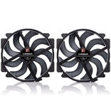Noctua NF-A14X25r G2 PWM Sx2-PP chromax.black fan, LCP - black, 140mm, 2er-Pack