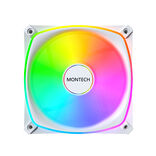 Montech AX120 PRO PWM-fan, DRGB - 120mm, white