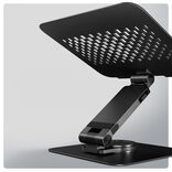 AXAGON STND-LRB Laptop-Stnder, 360 drehbar, Doppelgelenk, verlngerbar - black