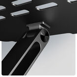 AXAGON STND-LQB Laptop-Stnder, Doppelgelenk, hhenverstellbar, faltbar - black