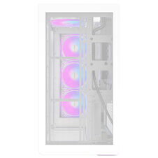 Montech KING 15 PRO PC-case, Mini-case, mATX, Tempered Glass, RGB - white