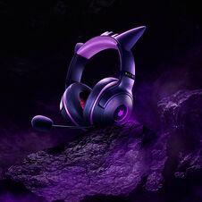 Razer Kraken Kitty V2 Gaming Headset, USB, Chroma RGB - Pokmon Gengar Edition