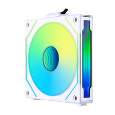 Lian Li UNI FAN SL-INF 120 ARGB Reverse Blade PWM fan, 3er Single fan Pack (Ohne Controller) - 120mm, white
