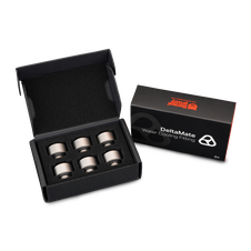 Thermal Grizzly DeltaMate Extender Fitting - MF10, matte nickel, 6er-Pack