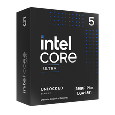 Intel Core Ultra 5 250KF Plus CPU, 18 Kerne, 5,3 GHz, socket 1851 (Arrow Lake) - boxed, without cooler