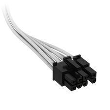 Corsair Premium Sleeved 6+2-Pin-PCIe-cable, for Typ-5-power supply - white