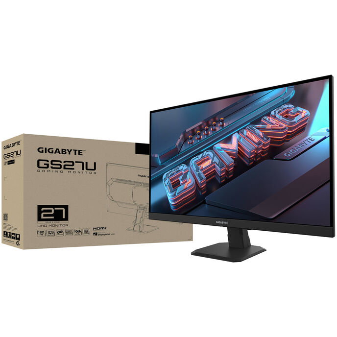 GIGABYTE GS27U, 27 inches Gaming Monitor, 4K, 160Hz, IPS, FreeSync Premium